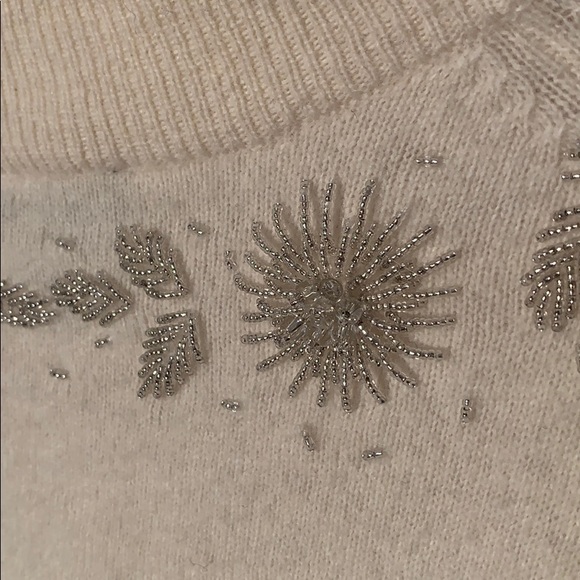 Lambswool Cream Sweater - Picture 3 of 6